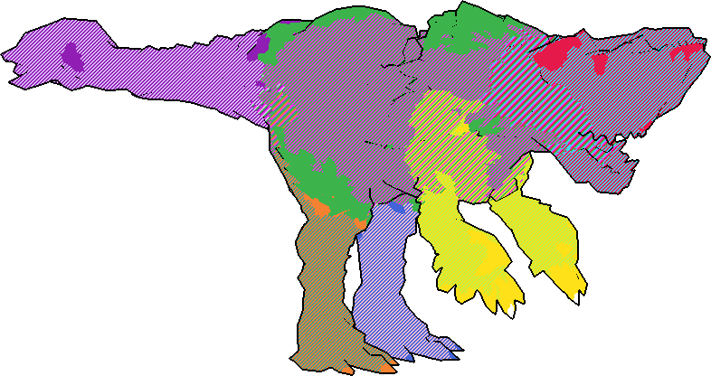 Monster parts diagram