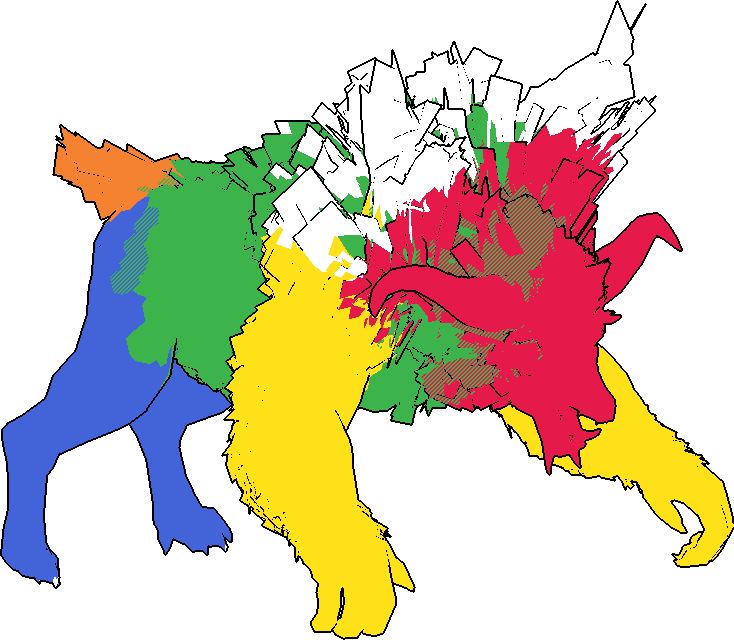 Monster hitzone diagram