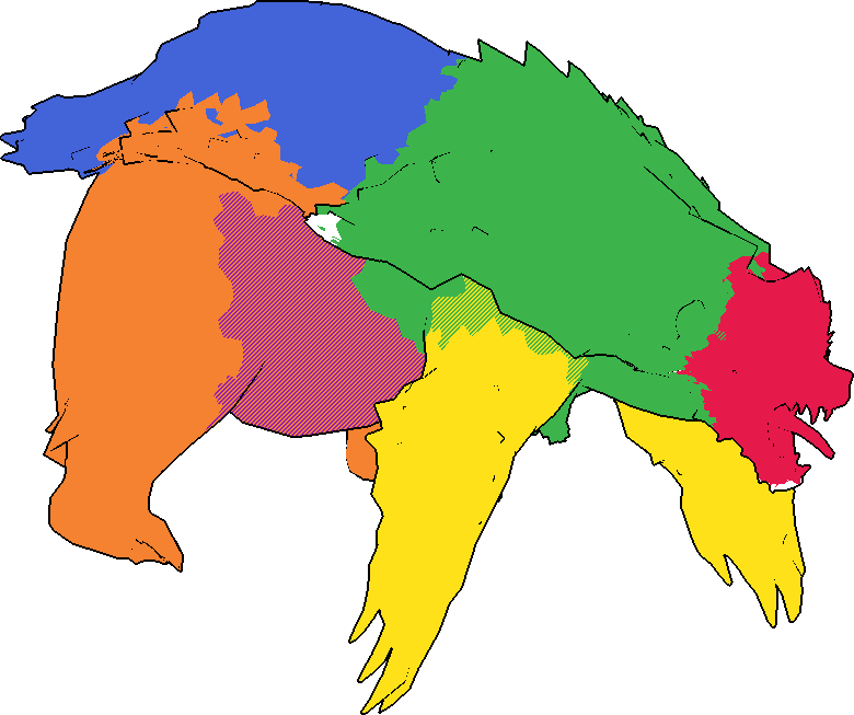 Monster hitzone diagram