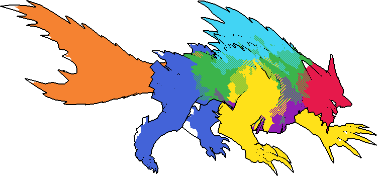 Monster hitzone diagram