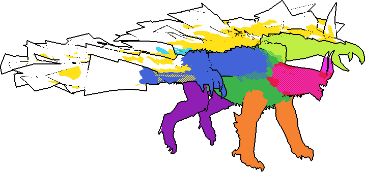 Monster parts diagram