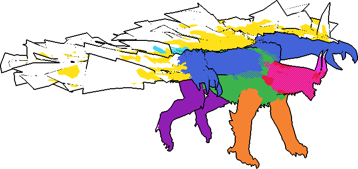 Monster parts diagram